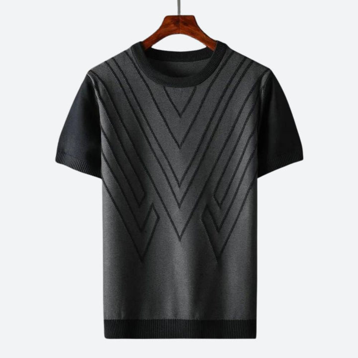 Premium men's t-shirt. Modern style, comfortable top for a luxurious feel & sophisticated casual elegance.