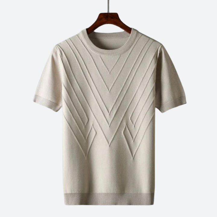 Men's luxury modern t-shirt. Stylish short-sleeve tee for comfort & everyday wear, perfect for casual elegance.