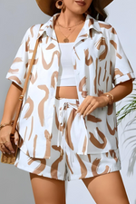 BROWN & WHITE