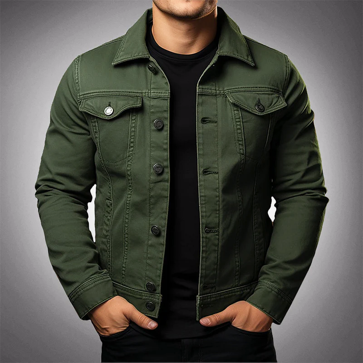 Men's classic style jacket, versatile casual outerwear for everyday fashion and layering.