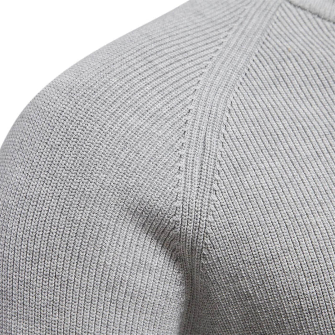 Stylish men's crew neck sweater, soft and comfortable for daily casual or winter fashion.