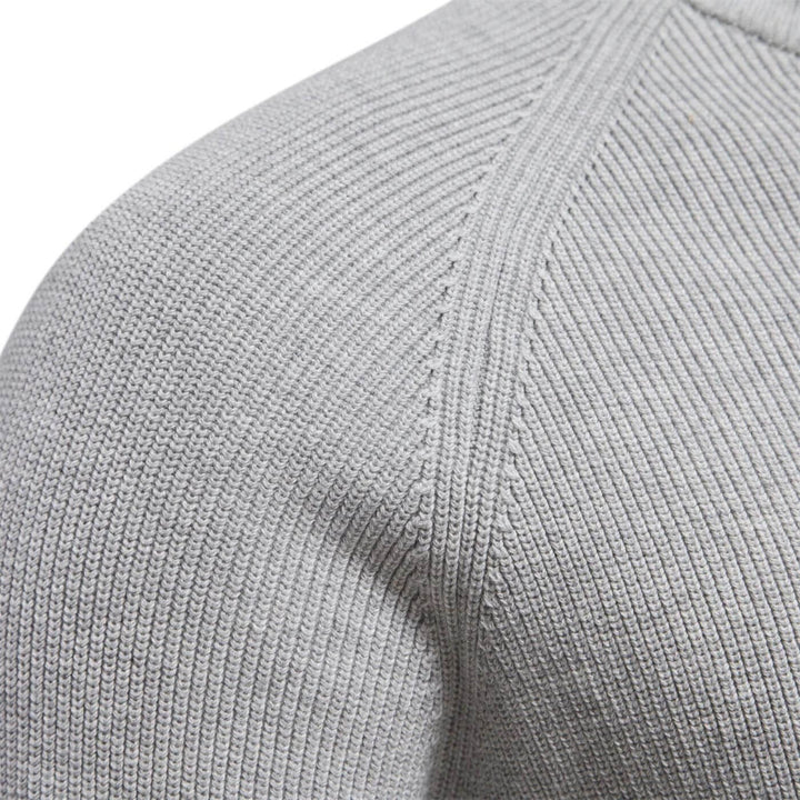 Stylish men's crew neck sweater, soft and comfortable for daily casual or winter fashion.