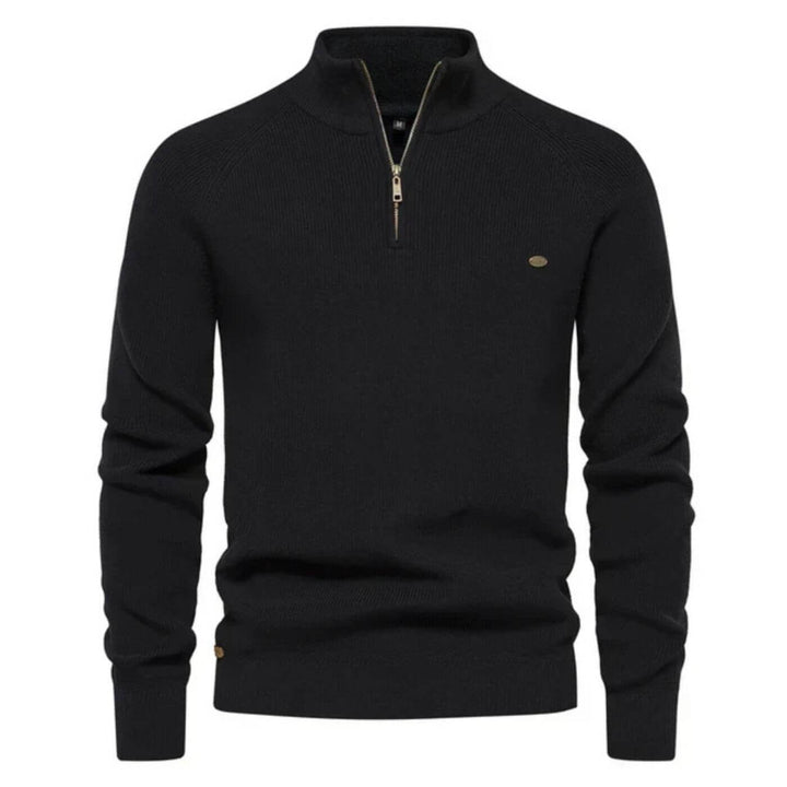 Relaxed fit men's long sleeve sweater, offering ultimate comfort for everyday casual wear.