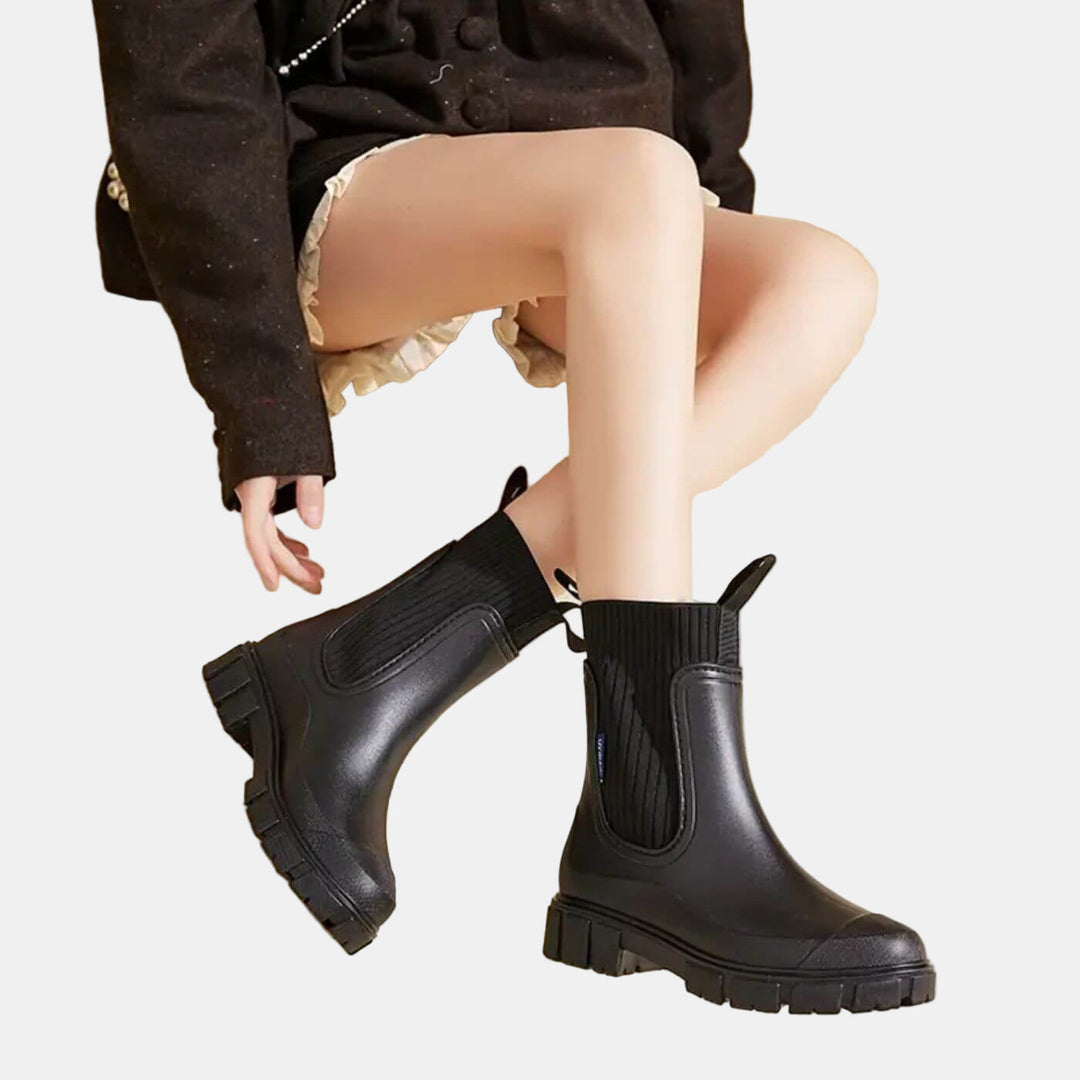 Comfortable women's walking boots, waterproof with orthopedic support for durable all-day wear.