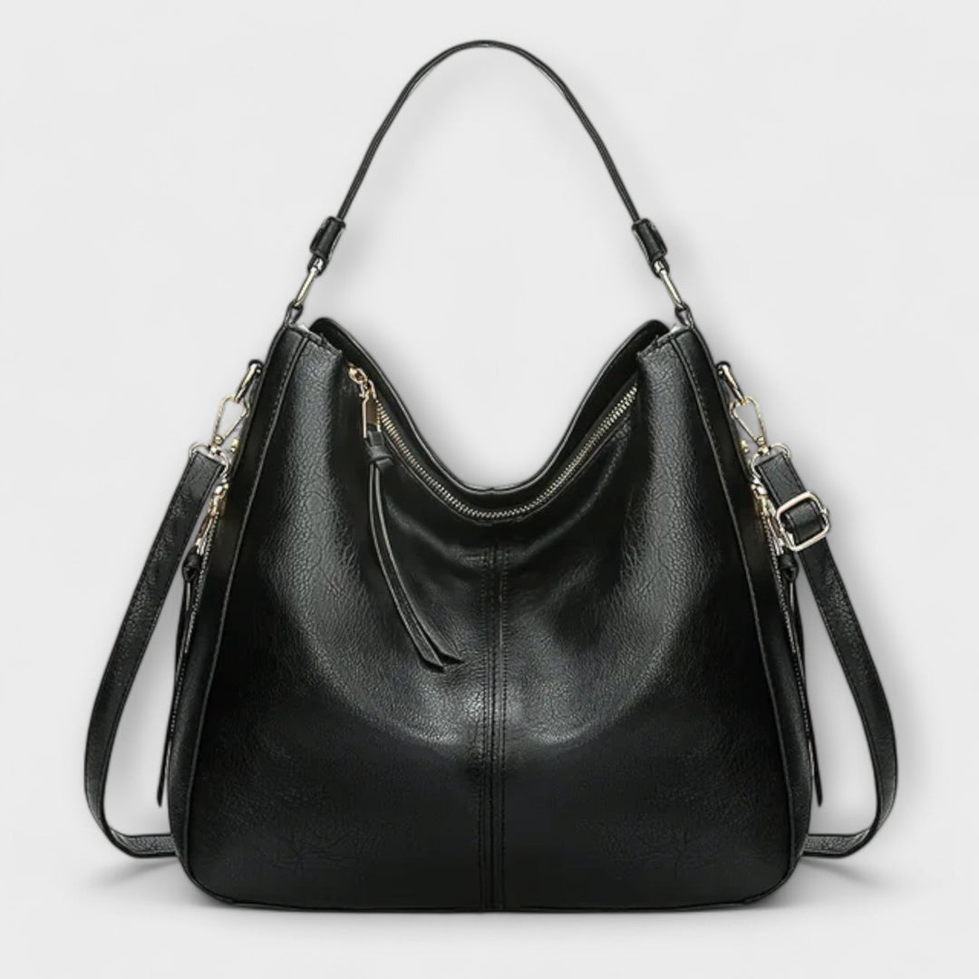 Fashionable women's large tote handbag, an elegant accessory and practical shoulder purse.