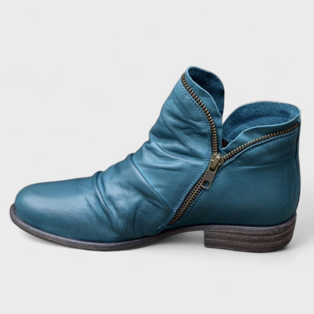 Comfortable women's orthopedic ankle boots, offering great support. Stylish winter footwear for everyday use.
