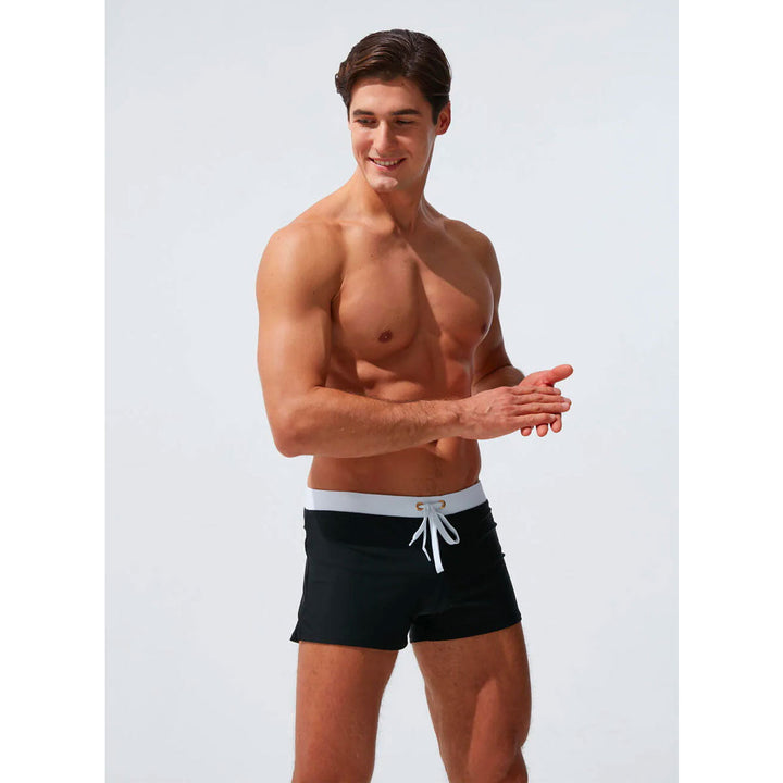 Men's essential resort wear: modern quick-dry swim shorts with an ultimate comfort fit.