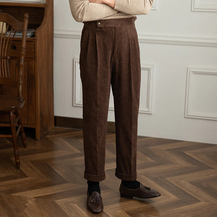 Men's Pleated Trousers