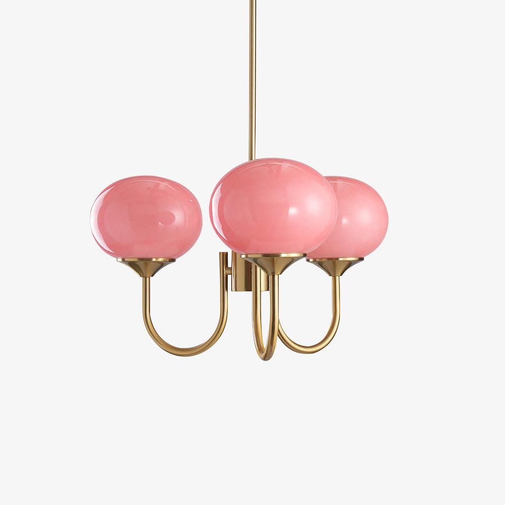 Contemporary brass circle light, sleek ceiling fixture for hallway interiors.