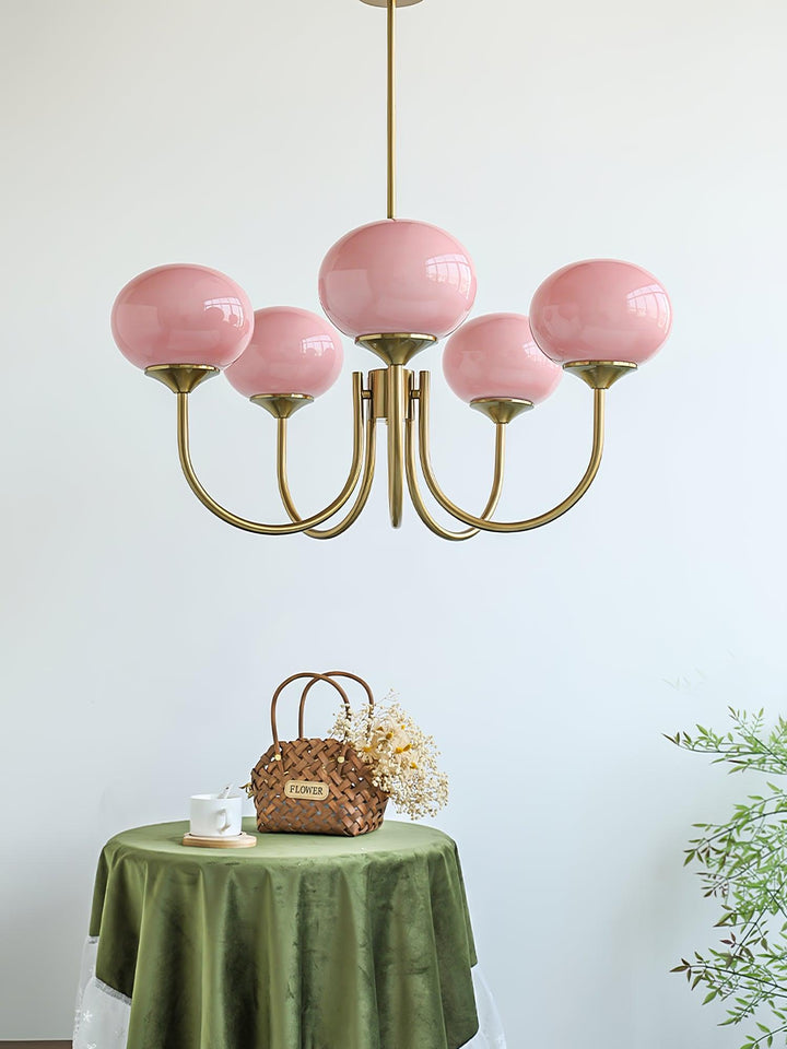 Sophisticated brass circle pendant, unique modern lighting for grand entryways.