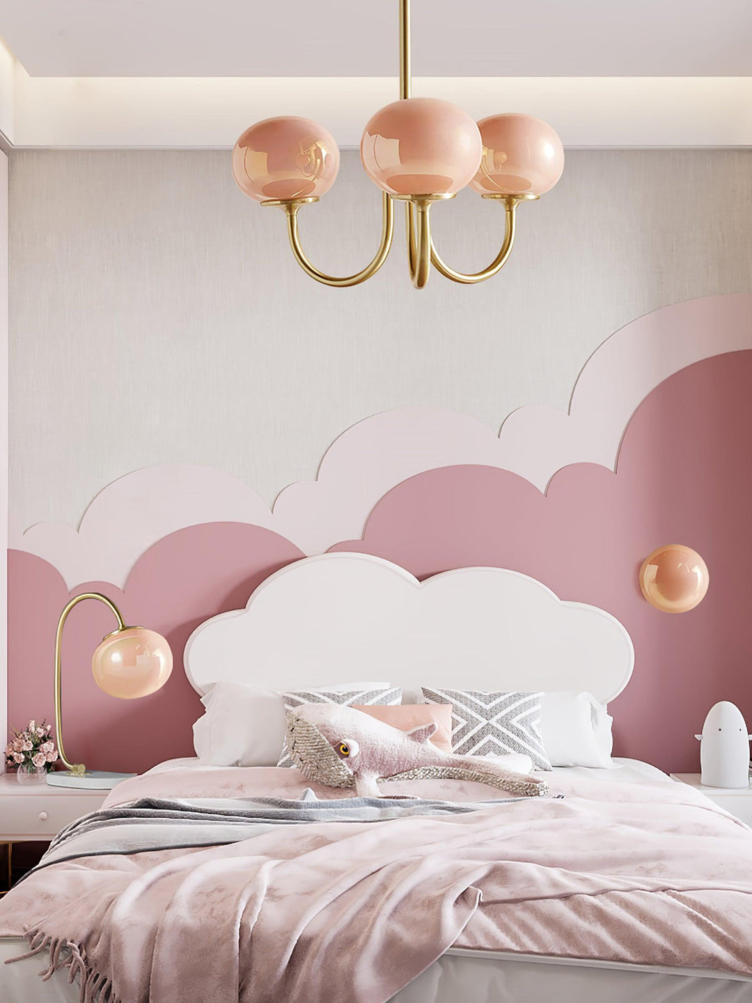 Modern chrome diffused globe lamp, provides soft light for a cozy living area.