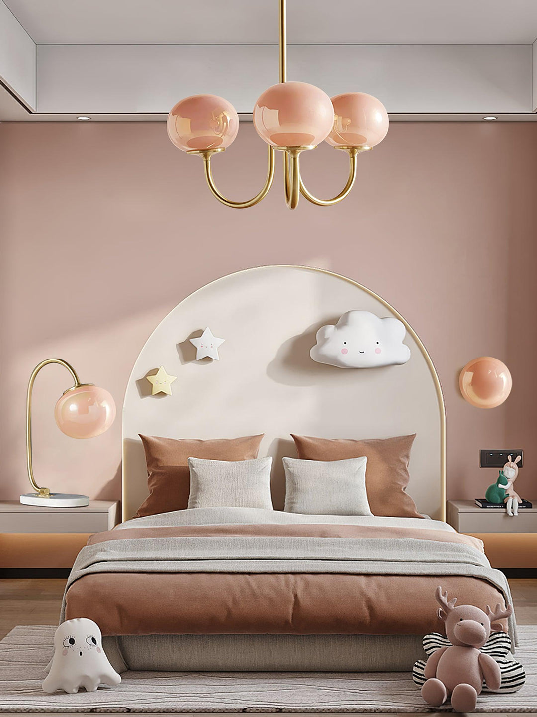 Sleek chrome glass pendant, modern lighting for a bright, inviting entryway.