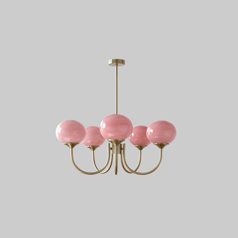 Sophisticated brass circle pendant, unique modern lighting for spacious entryways.