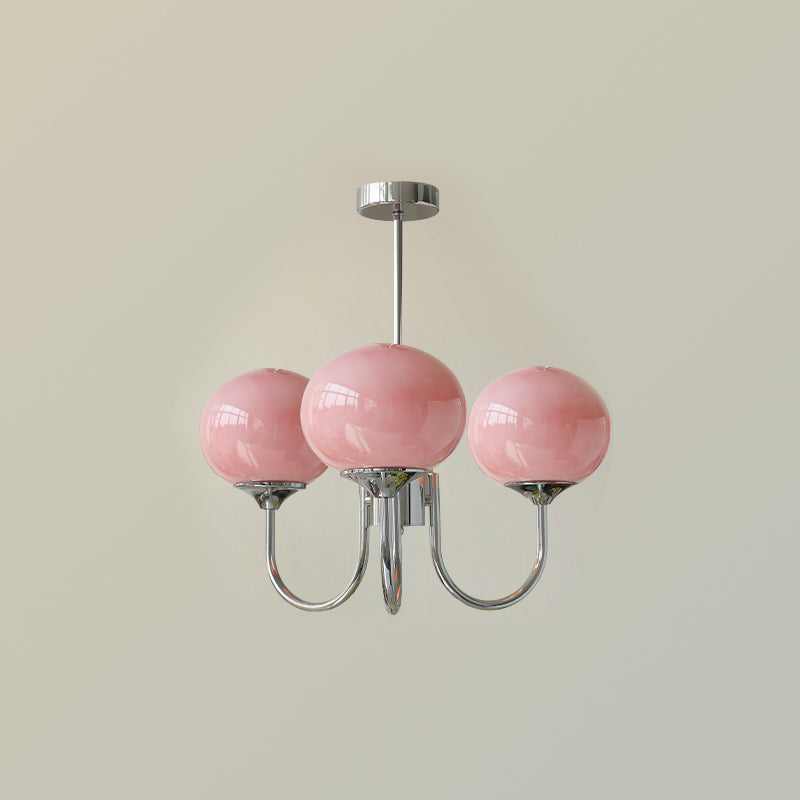 Sophisticated brass circle pendant, unique modern lighting for a grand entryway.