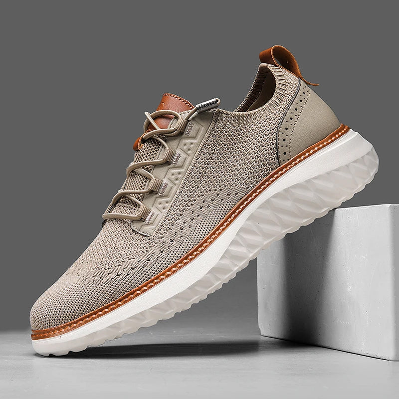 Men's Max Comfort breathable mesh sneakers for lightweight athletic wear.
