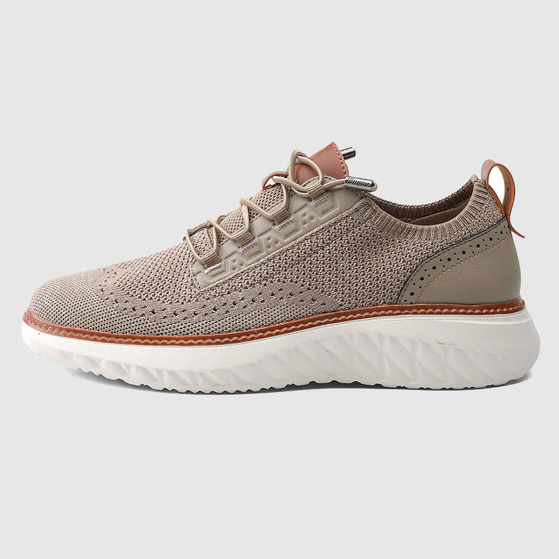 Easy slip-on men's breathable mesh sneakers, ideal for active lifestyles & comfortable daily footwear.