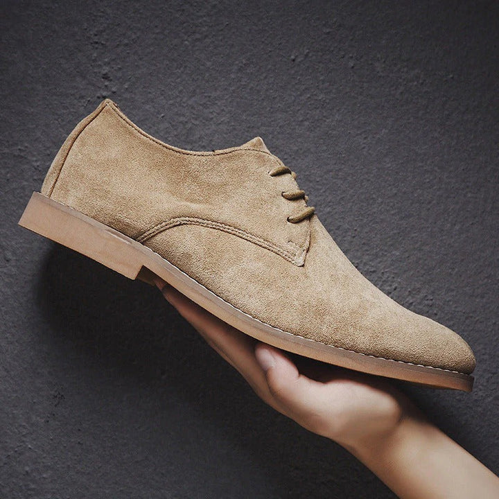 Classic men's wedding shoes, black lace-up for a sophisticated formal look.