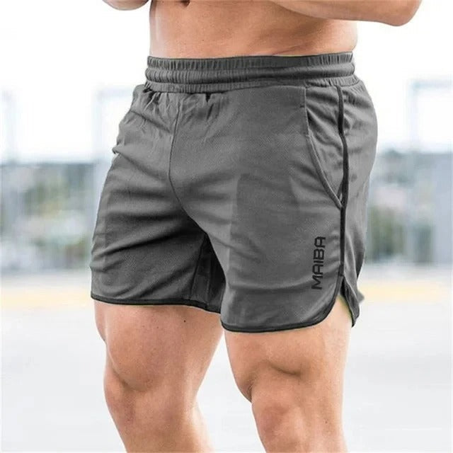 Performance slim fit athletic shorts for men. Activewear for intense workouts, running, and sport. Durable & breathable.