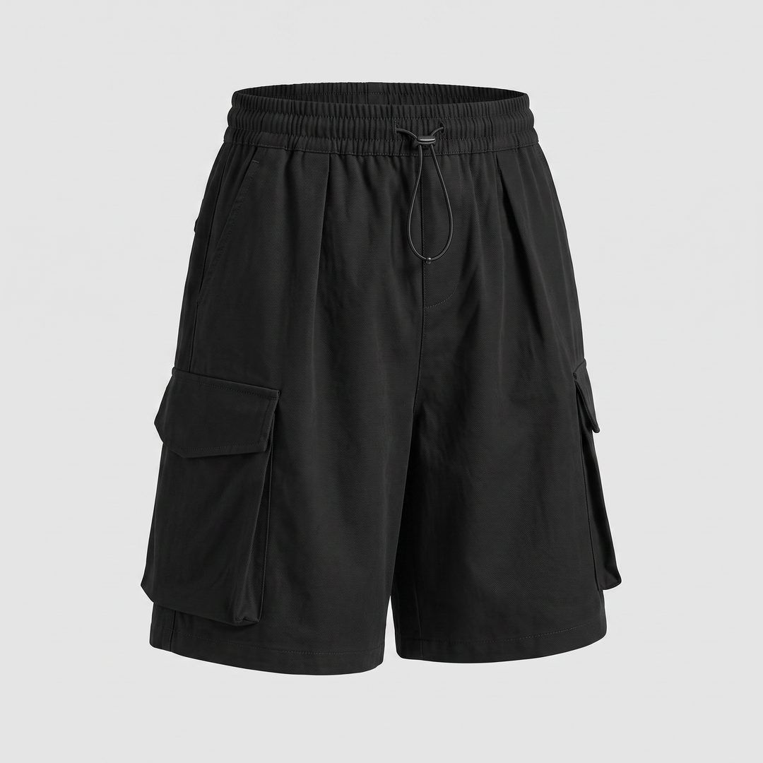 Women's relaxed fit cargo Bermuda shorts in a comfortable design, perfect for casual summer everyday wear.