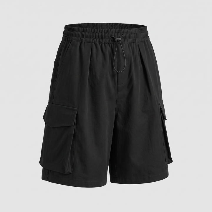 Women's relaxed fit cargo Bermuda shorts in a comfortable design, perfect for casual summer everyday wear.