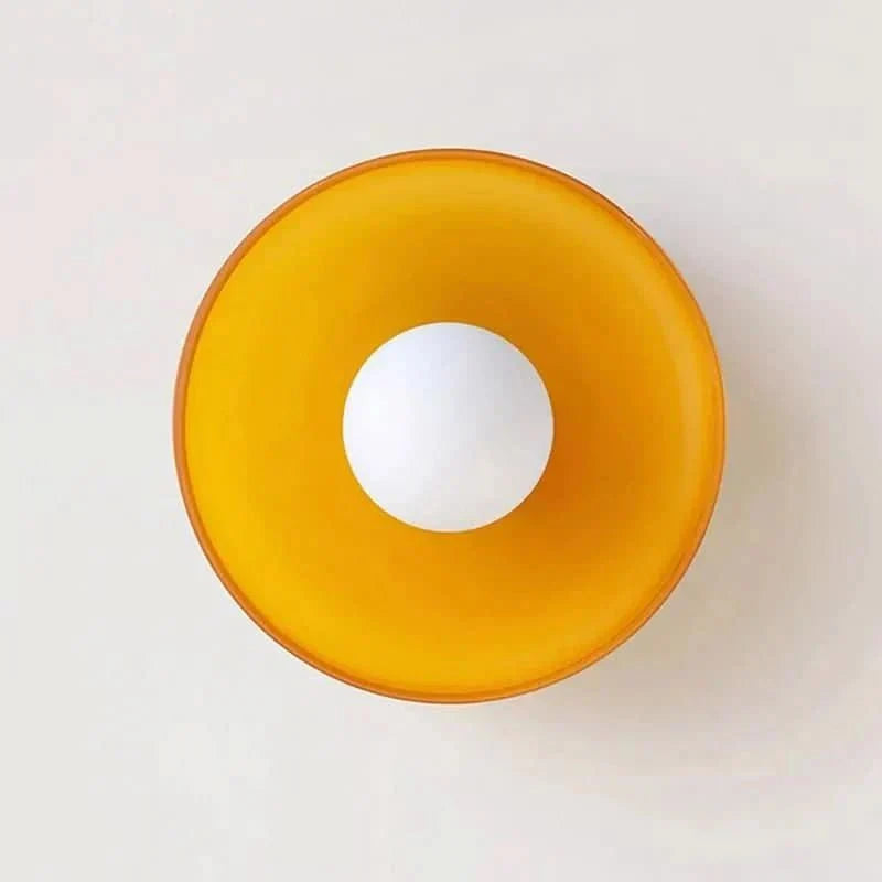 Beautiful Nordic design glass ceiling lamp, a modern touch for any home interior.