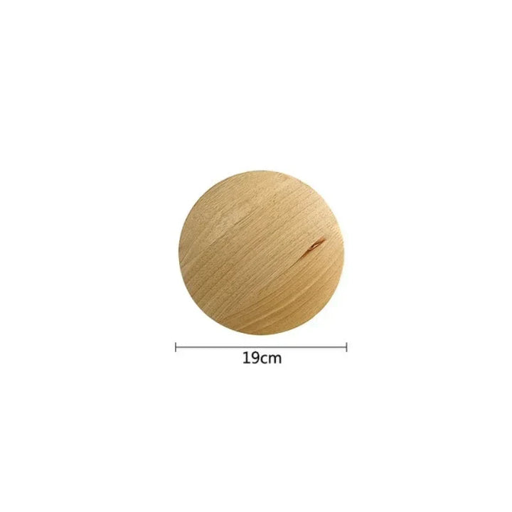 Modern Scandinavian wooden LED wall lamp provides warm, inviting light, perfect for minimalist home decor.