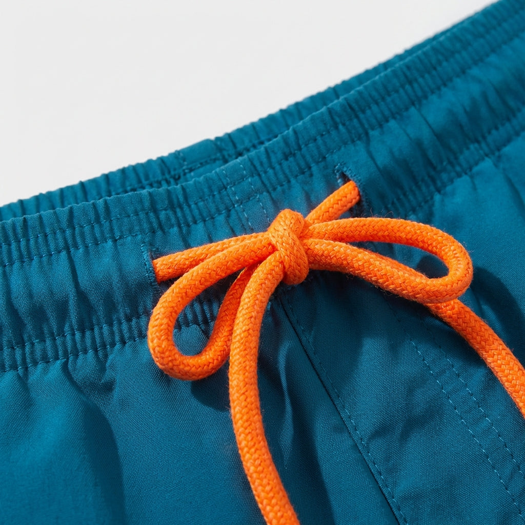Men's active swim shorts, quick-drying and comfortable, great for any water activity or beach day.