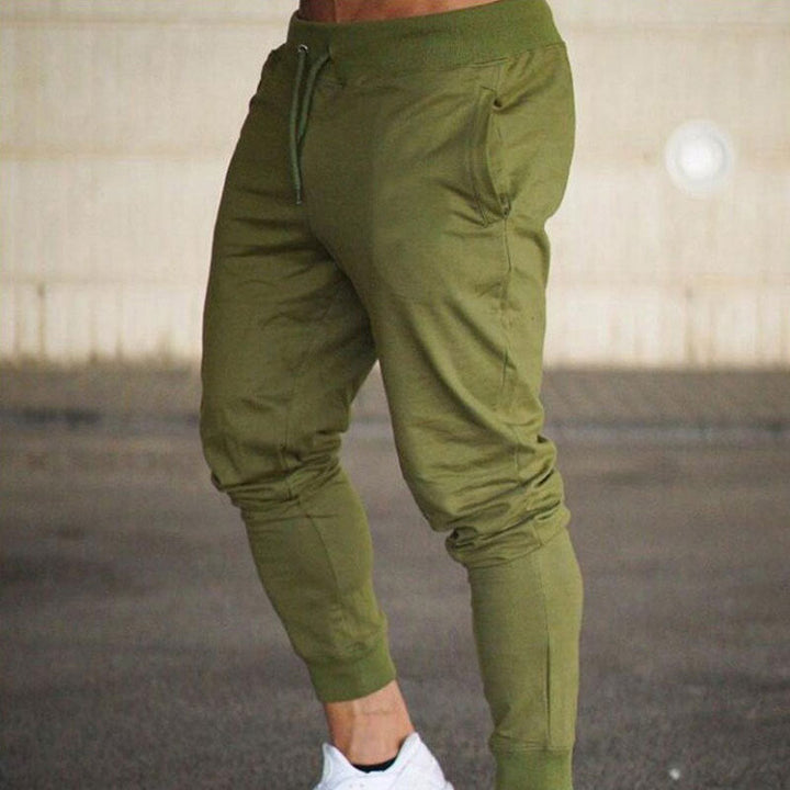 Modern men's sportswear joggers, offering a relaxed yet tapered fit for ultimate comfort and style.