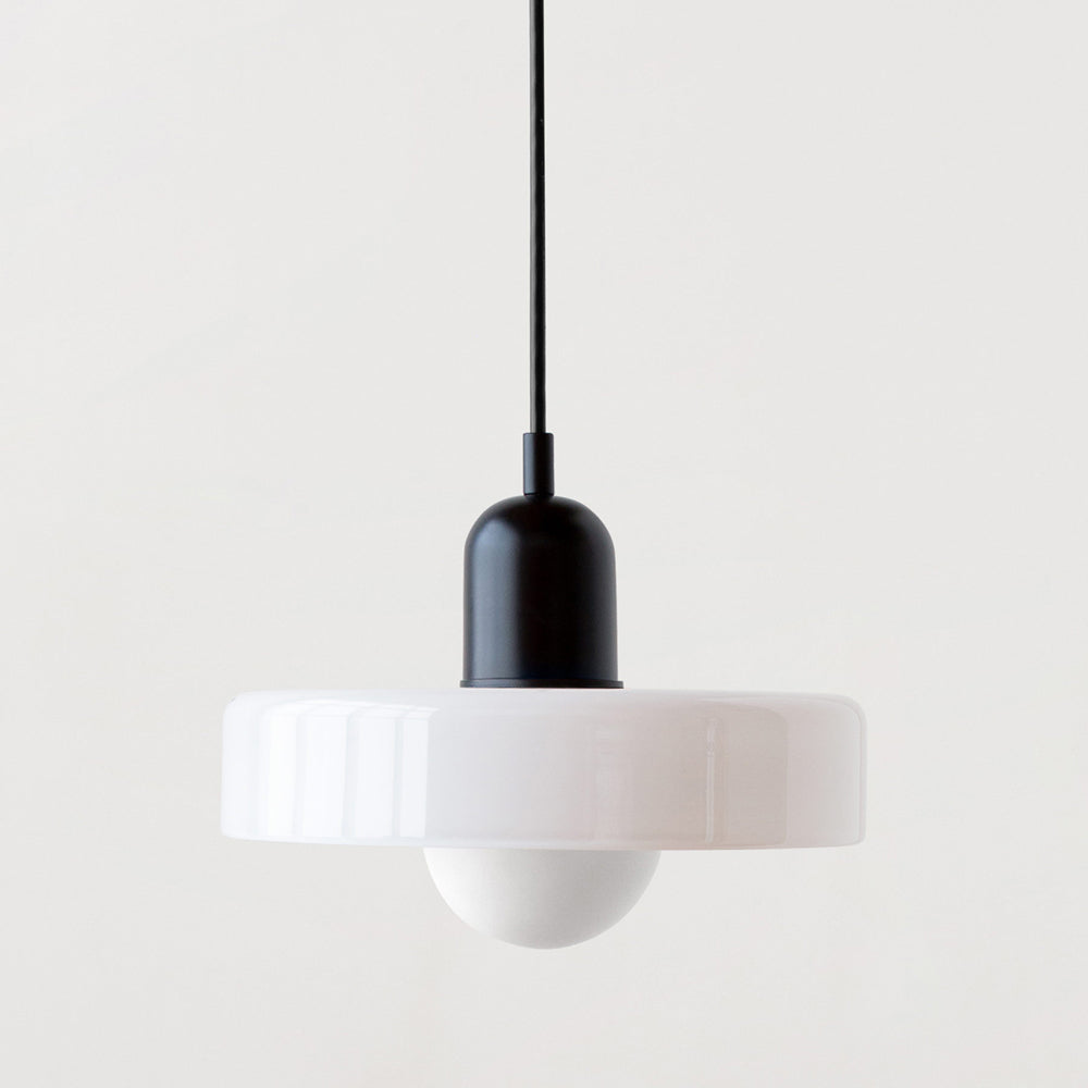 Modern living room lighting: ColorLoop Bauhaus hanging lamp design.
