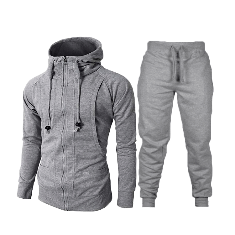 Stylish men's jogger set, a comfy matching activewear outfit perfect for fitness, sports, or relaxation.