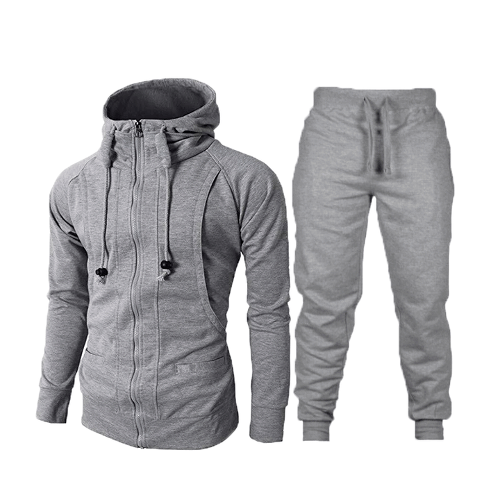 Stylish men's jogger set, a comfy matching activewear outfit perfect for fitness, sports, or relaxation.