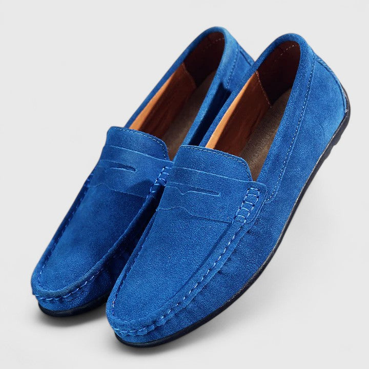 Men's premium comfort slip-on loafers in classic style, perfect for versatile smart casual footwear.