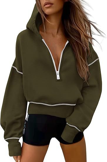 Modern women's full zip hoodie, offering athleisure style, everyday comfort, and a versatile relaxed fit.
