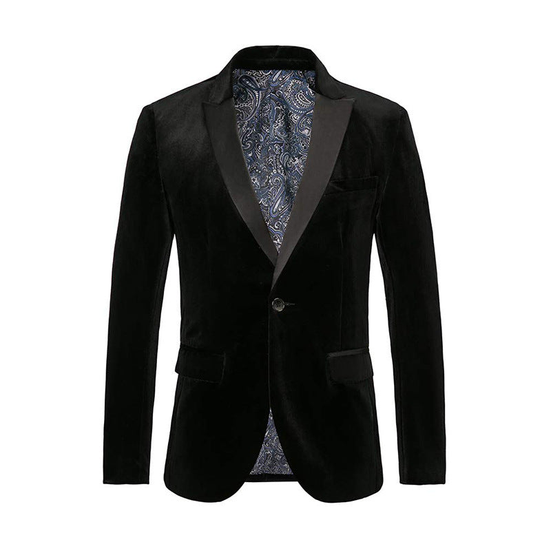 Modern mens fashion blazer, elegant and tailored for parties and special occasions.
