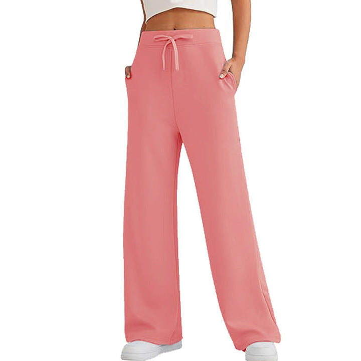 Ultimate comfort: women's relaxed fit lounge pants with pockets, ideal for stylish home & casual everyday wear.