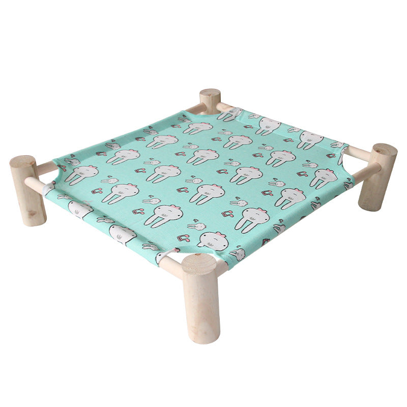 Feline relaxation station: Cooling Cat Hammock, a comfortable and airy pet bed for all cats.