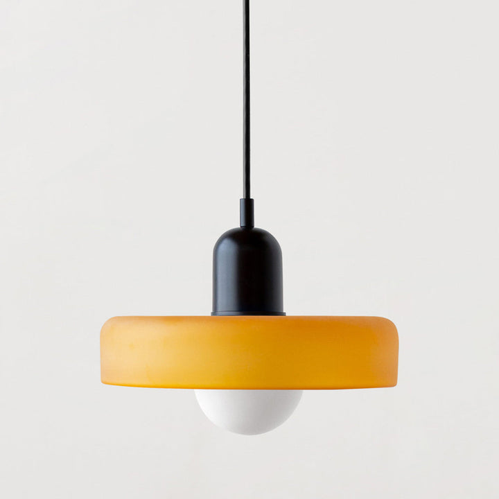 Artistic Bauhaus ceiling light with warm, inviting glow for modern homes.