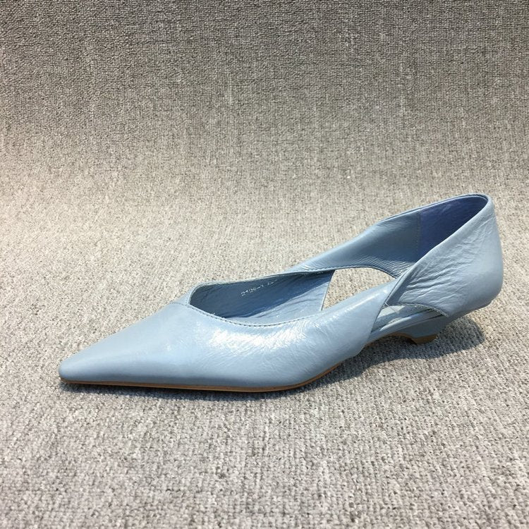 Stylish women's pointed toe ballet flats blending fashion with all-day comfort & elegance.