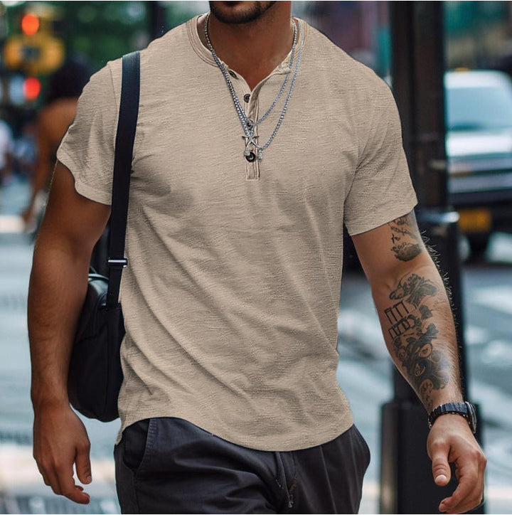 Everyday men's relaxed-fit polo shirt, a comfortable knit top for casual summer fashion.