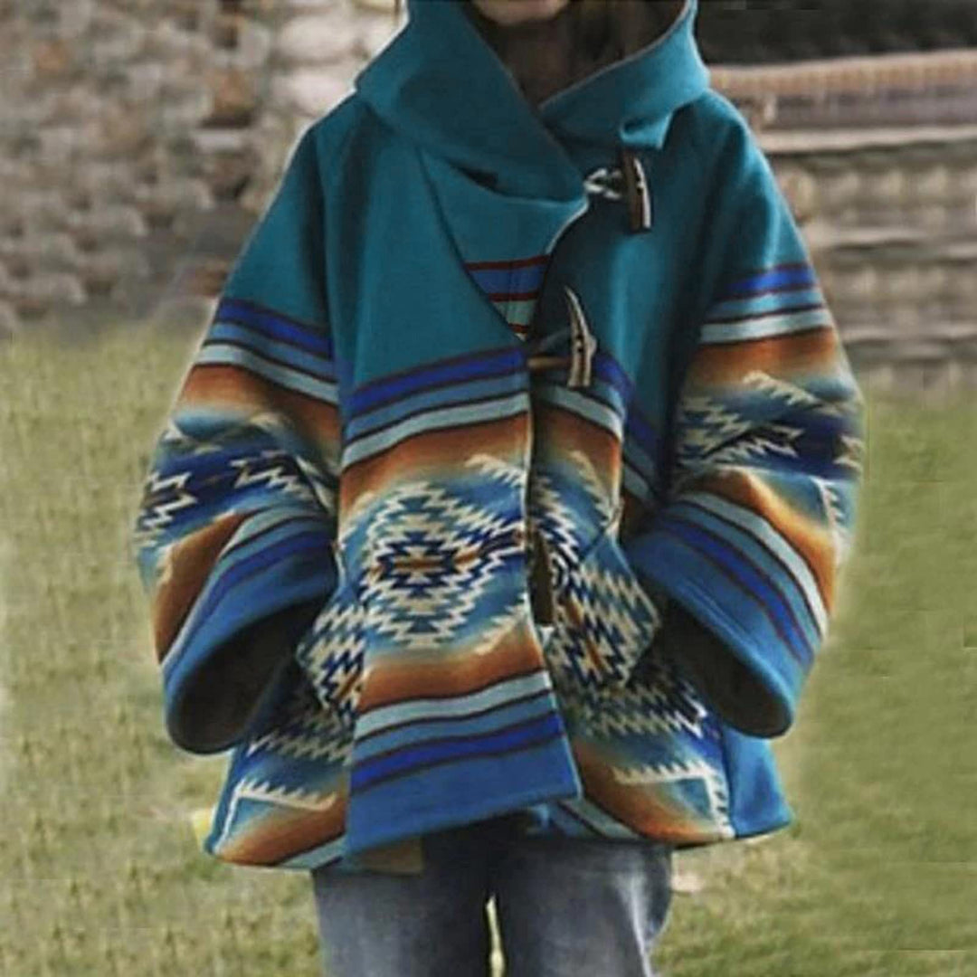Warm women's elegant coat, a luxurious outerwear piece for winter fashion. Stylish fall jacket for ultimate comfort.