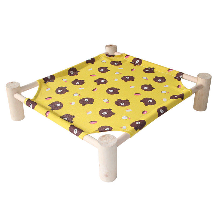 Feline comfort elevated: Cooling Cat Hammock, a breathable pet bed for relaxation & cool naps.