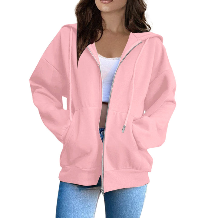 Women's comfortable oversized hoodie, ideal for loungewear and everyday errands.