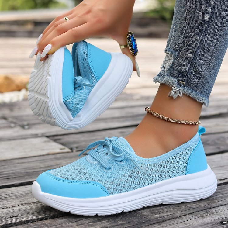 Fashionable women's leisure shoes, slip-on style with lightweight comfort design.