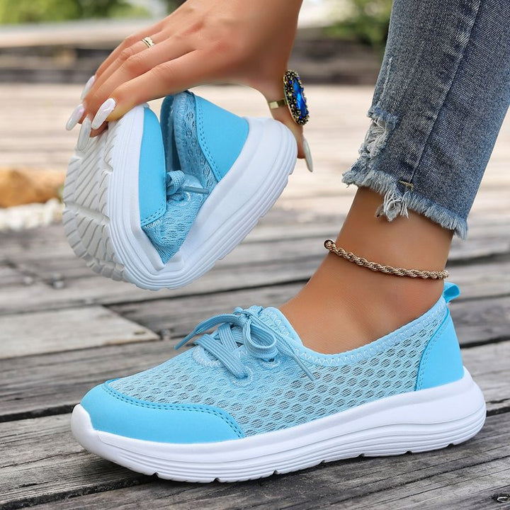 Fashionable women's leisure shoes, slip-on style with lightweight comfort design.