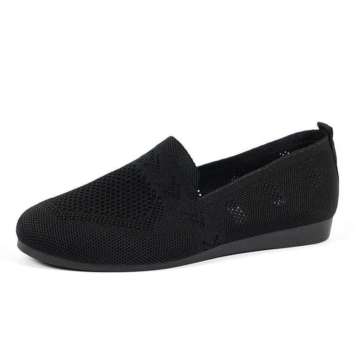 Ladies breathable comfort slippers, stylish women's indoor house shoes with non-slip sole.