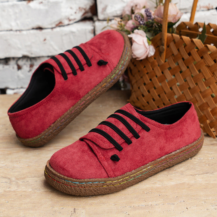 Everyday women's loafers, supremely lightweight and comfortable with elastic laces & a grippy sole.