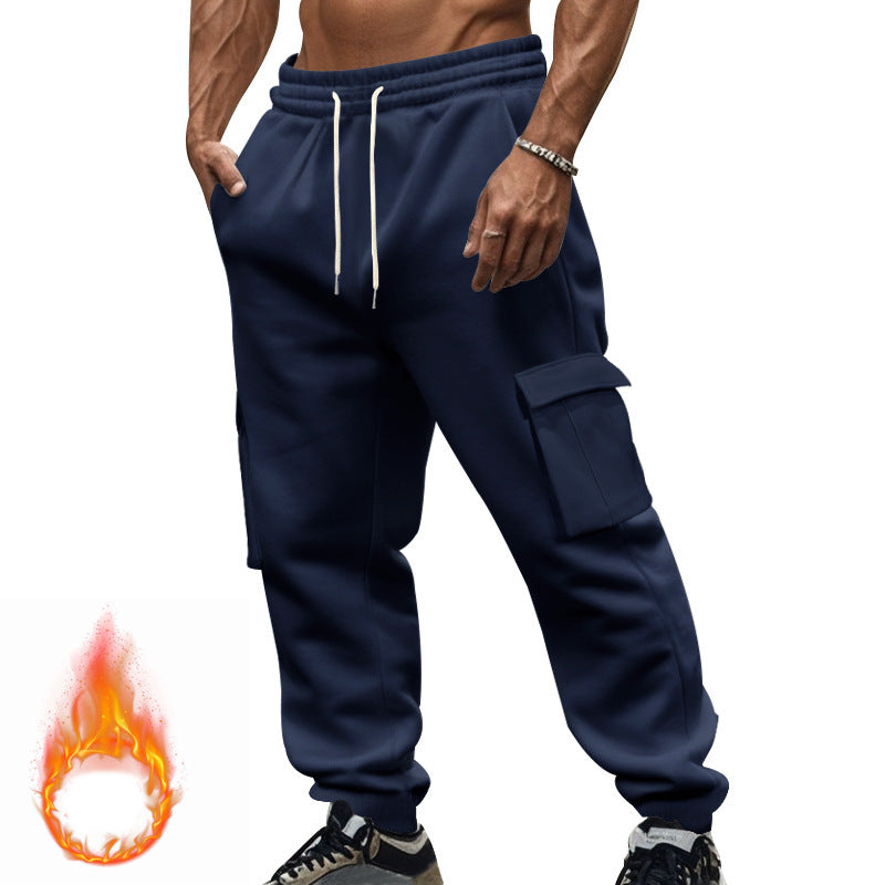 On-trend men's cargo joggers, combining athletic comfort with street style for versatile wear.