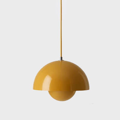 Nordic design ceiling lamp, a stylish and timeless dome light for living rooms.