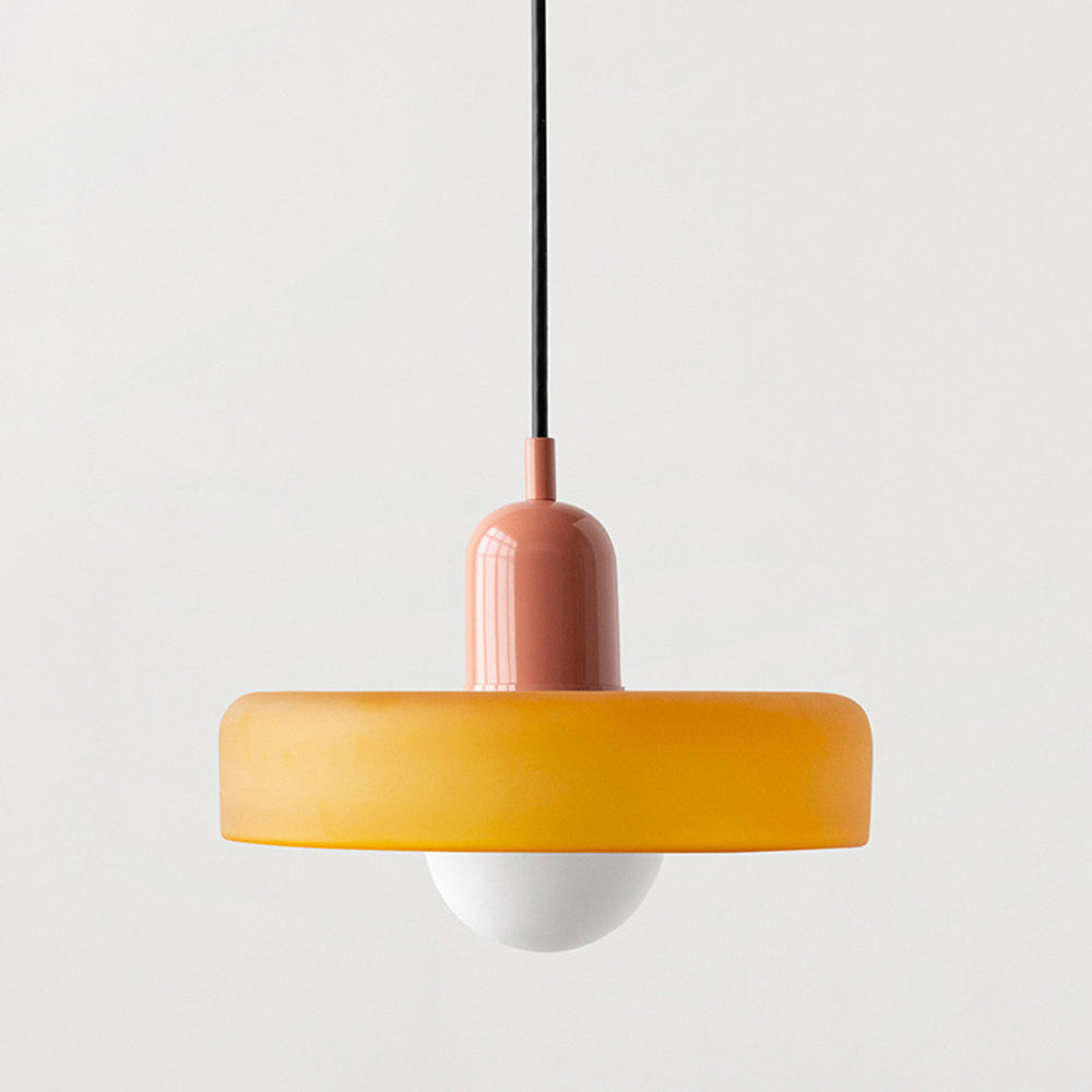Adjustable ColorLoop hanging lamp, modern lighting for dining and living areas.