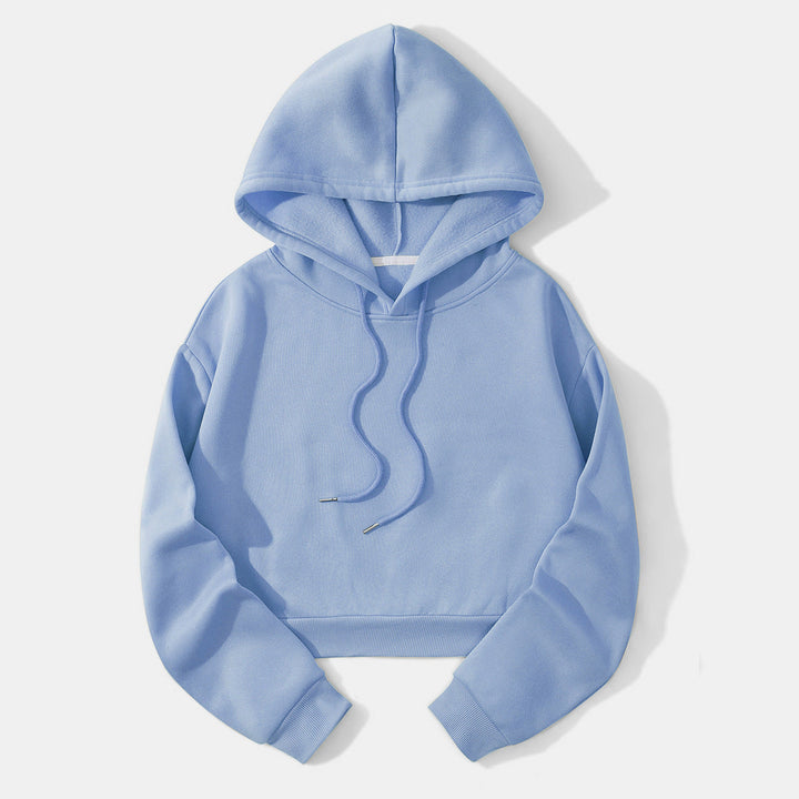 Modern design cropped hoodie for women, a must-have for trendy everyday style.